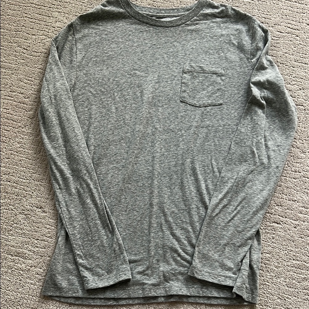 J. Crew Perfect Grey Marled Tee